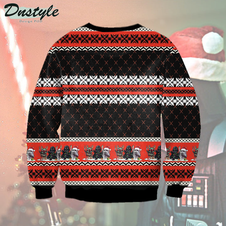 Star Wars Merry Sithmas Darth Vader Let's Join The Dark Side Black Ugly Christmas Sweater 4