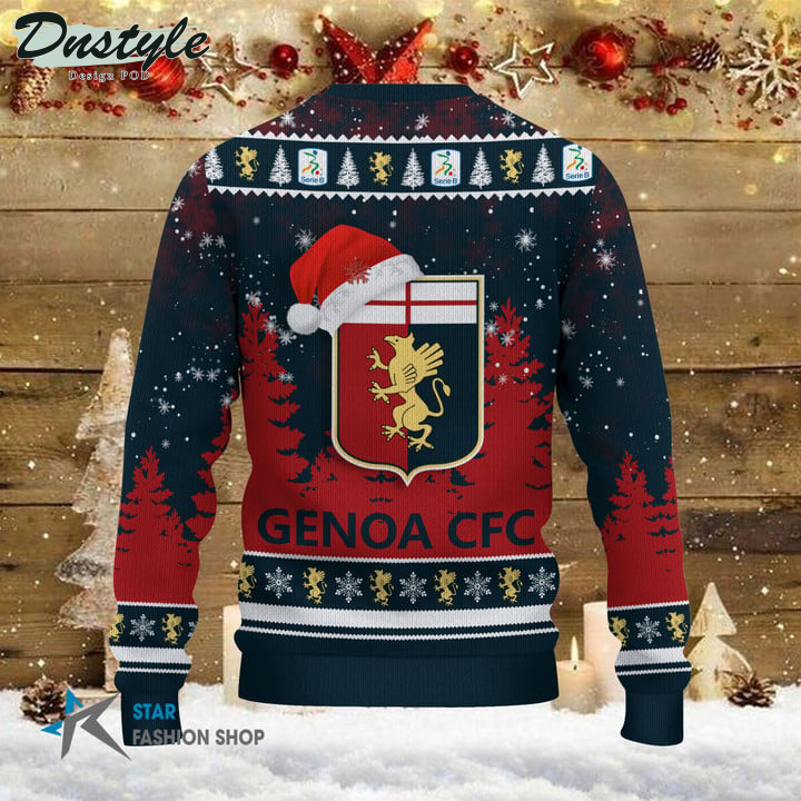 Genoa CFC il tuo nome brutto maglione natalizio