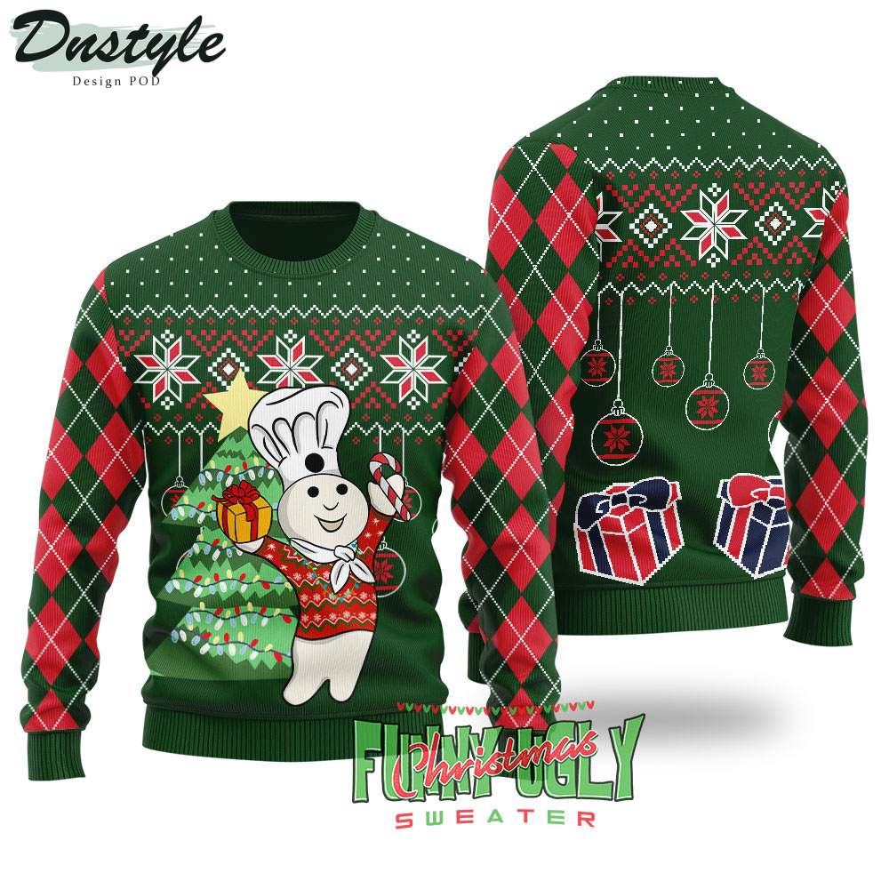 Pillsbury Doughboy Ugly Christmas Sweater