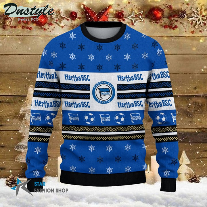 Hertha BSC Hässlicher Weihnachtspullover