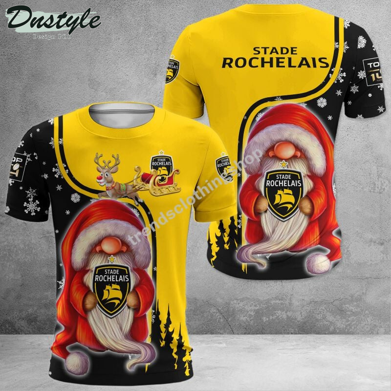 Stade Rochelais christmas 2022 all over printed hoodie