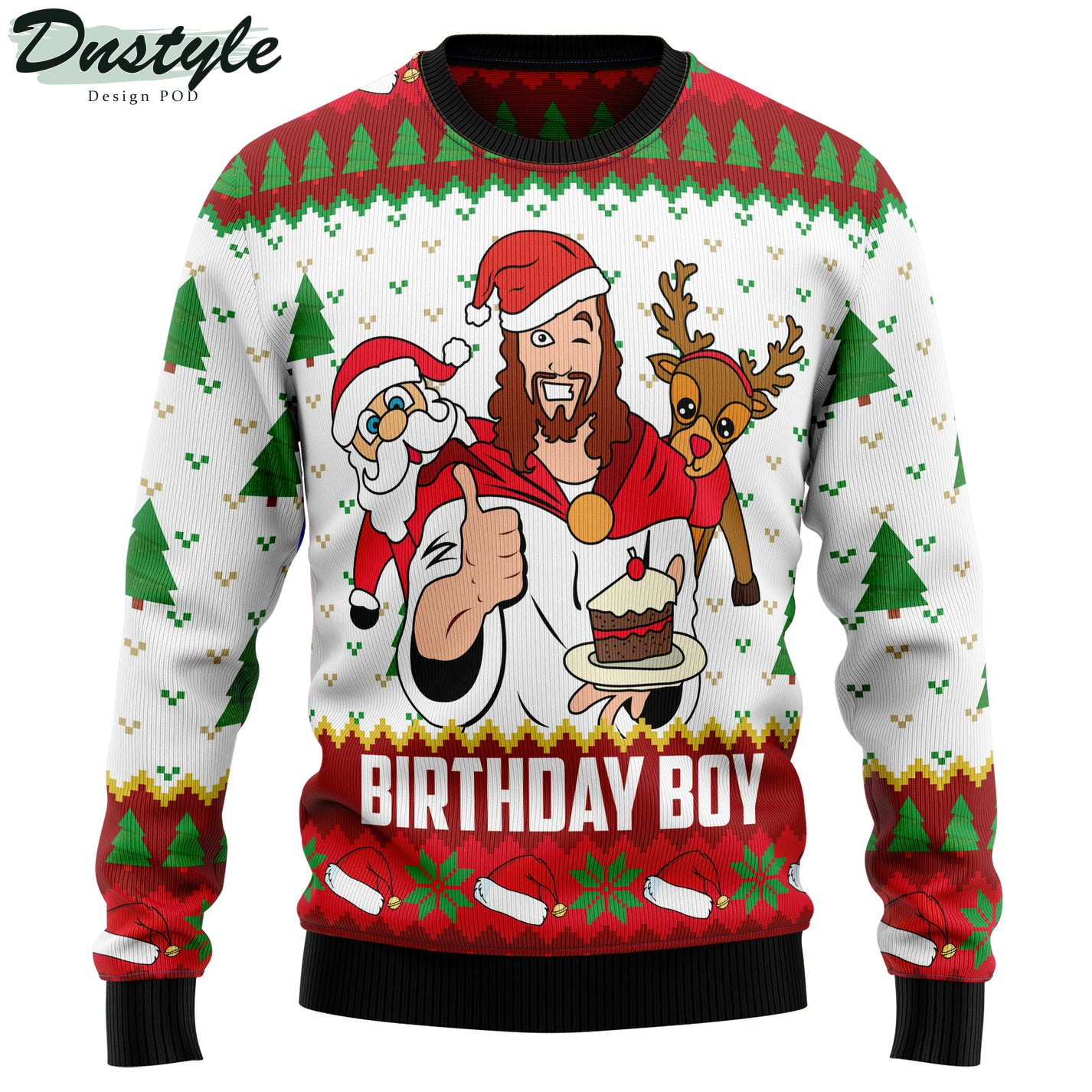 Time To Get Blitzened Ugly Christmas Sweater