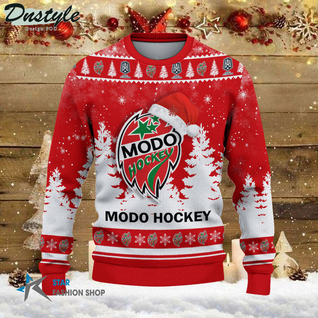 Modo Hockey ugly christmas sweater