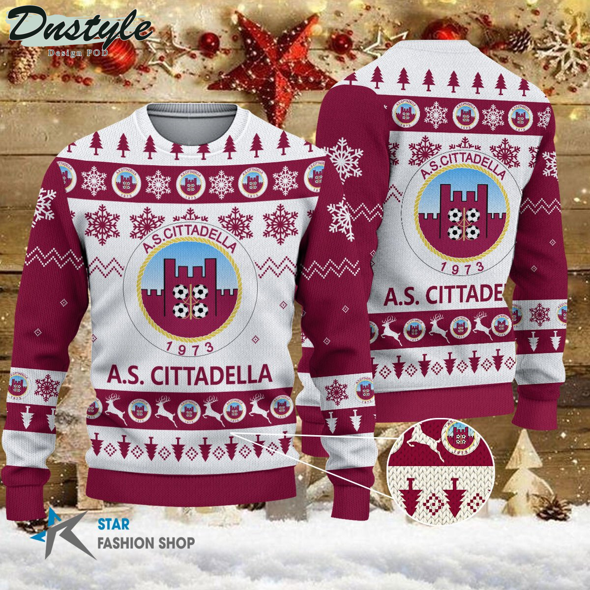 Spezia Calcio ugly christmas sweater