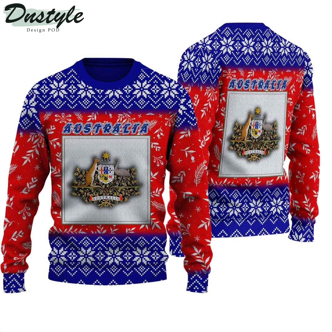 Australia Knitted Ugly Christmas Sweater