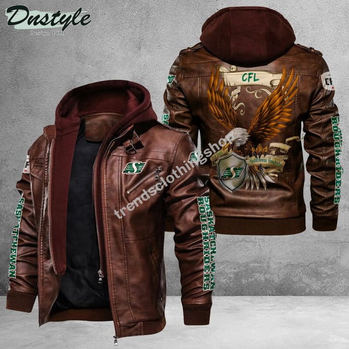 Saskatchewan Roughriders Eagle Leather Jacket
