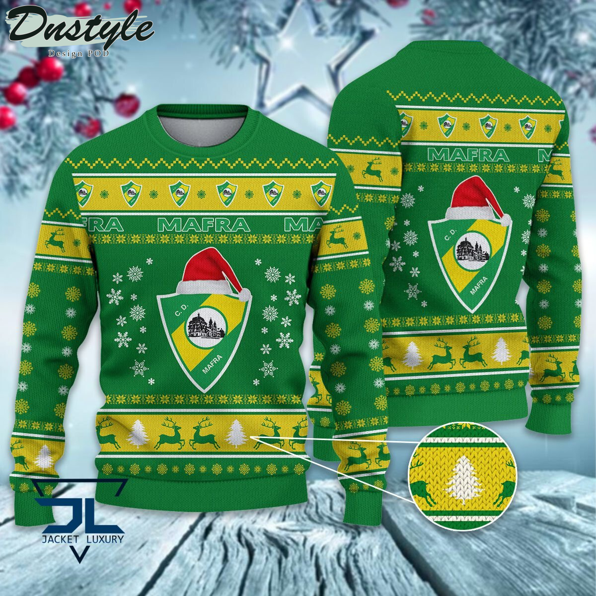 C.D. Mafra ugly christmas sweater