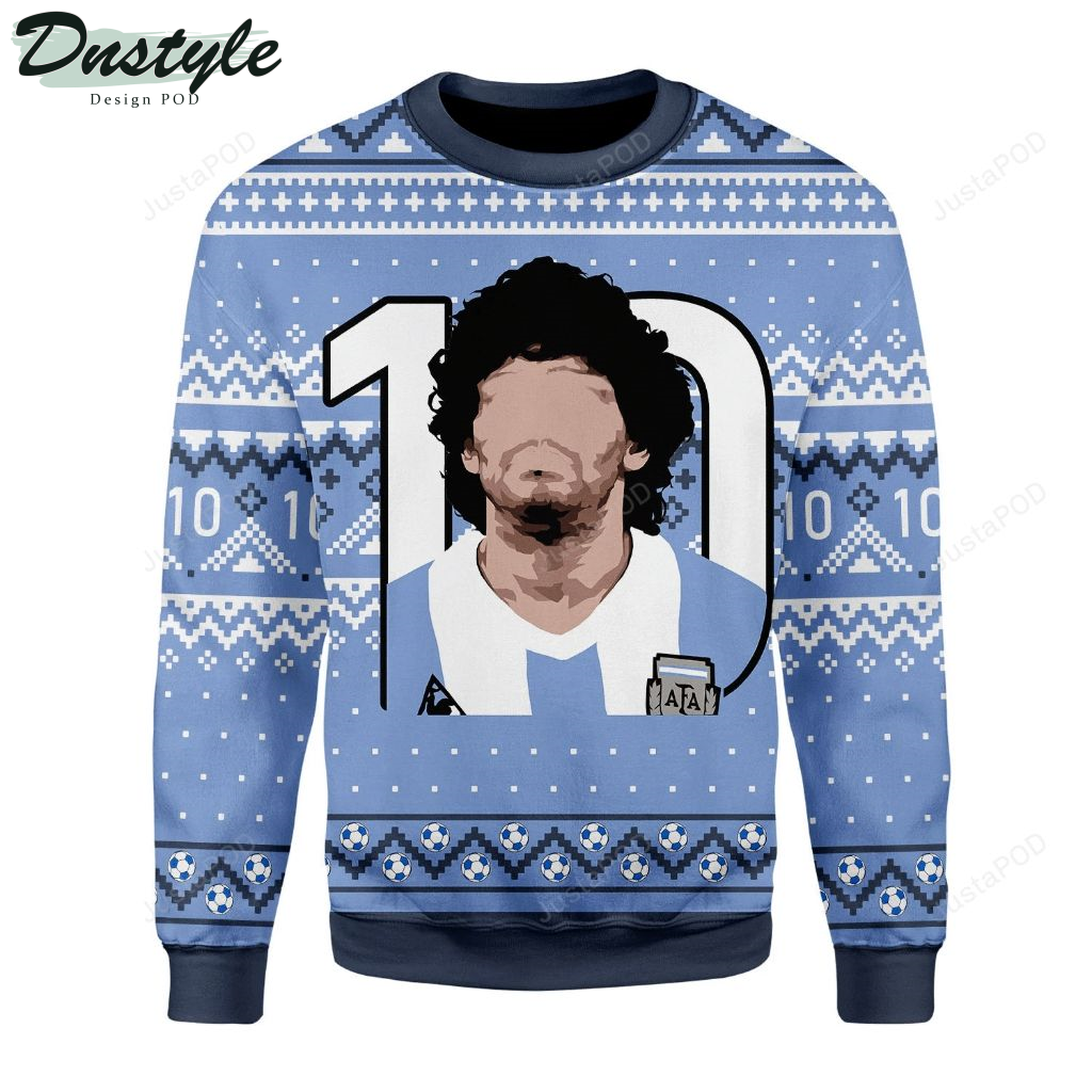 10 Diego Football Ugly Christmas Sweater