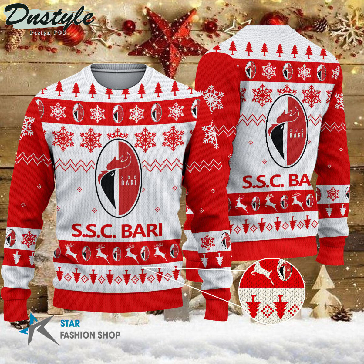 Bari 1908 ugly christmas sweater