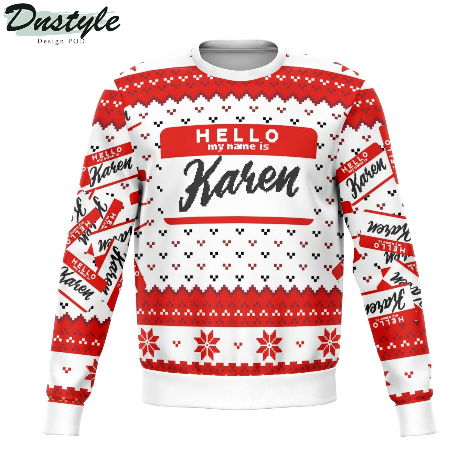 Hello My Name Is Karen 2022 Ugly Christmas Sweater