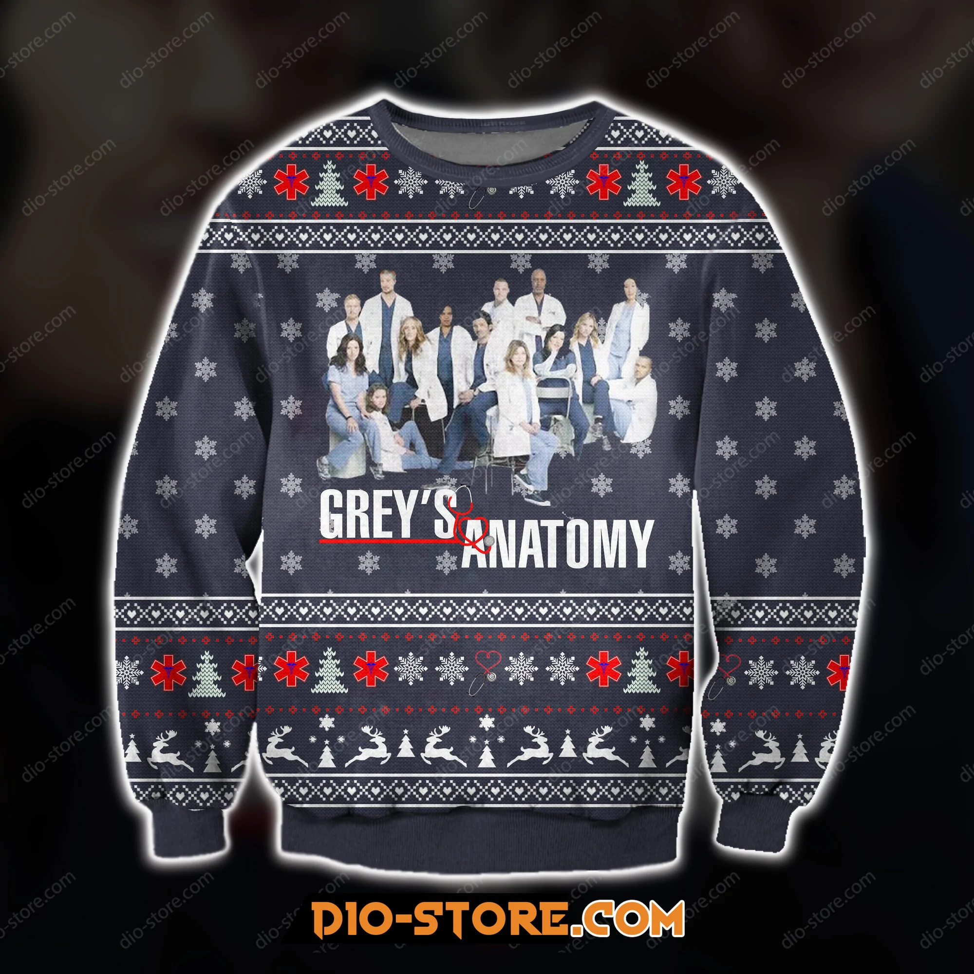 Greys Anatomy Ugly Christmas Sweater
