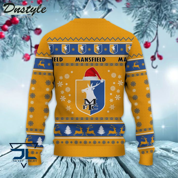 Mansfield Town Santa Hat Ugly Christmas Sweater