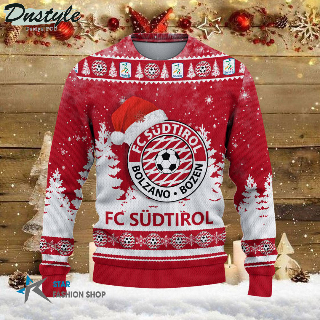 FC Südtirol brutto maglione natalizio