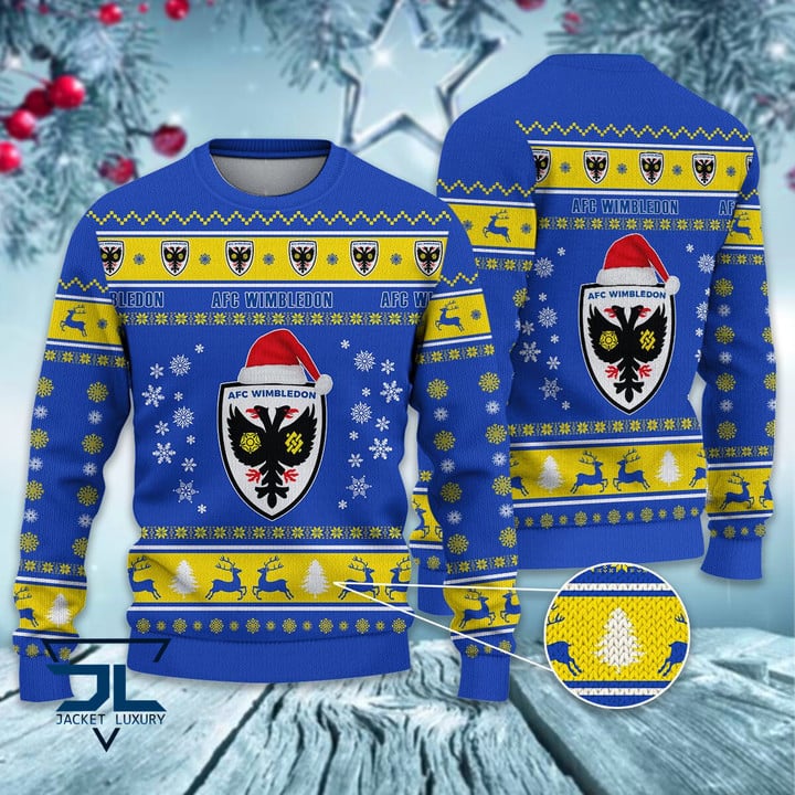 Carlisle United santa hat ugly christmas sweater
