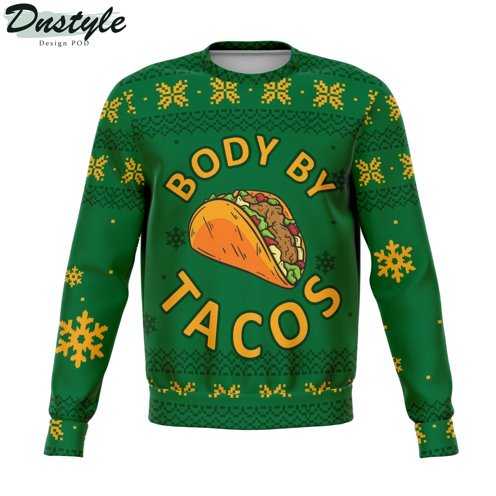 Body By Tacos 2022 Ugly Christmas Sweater