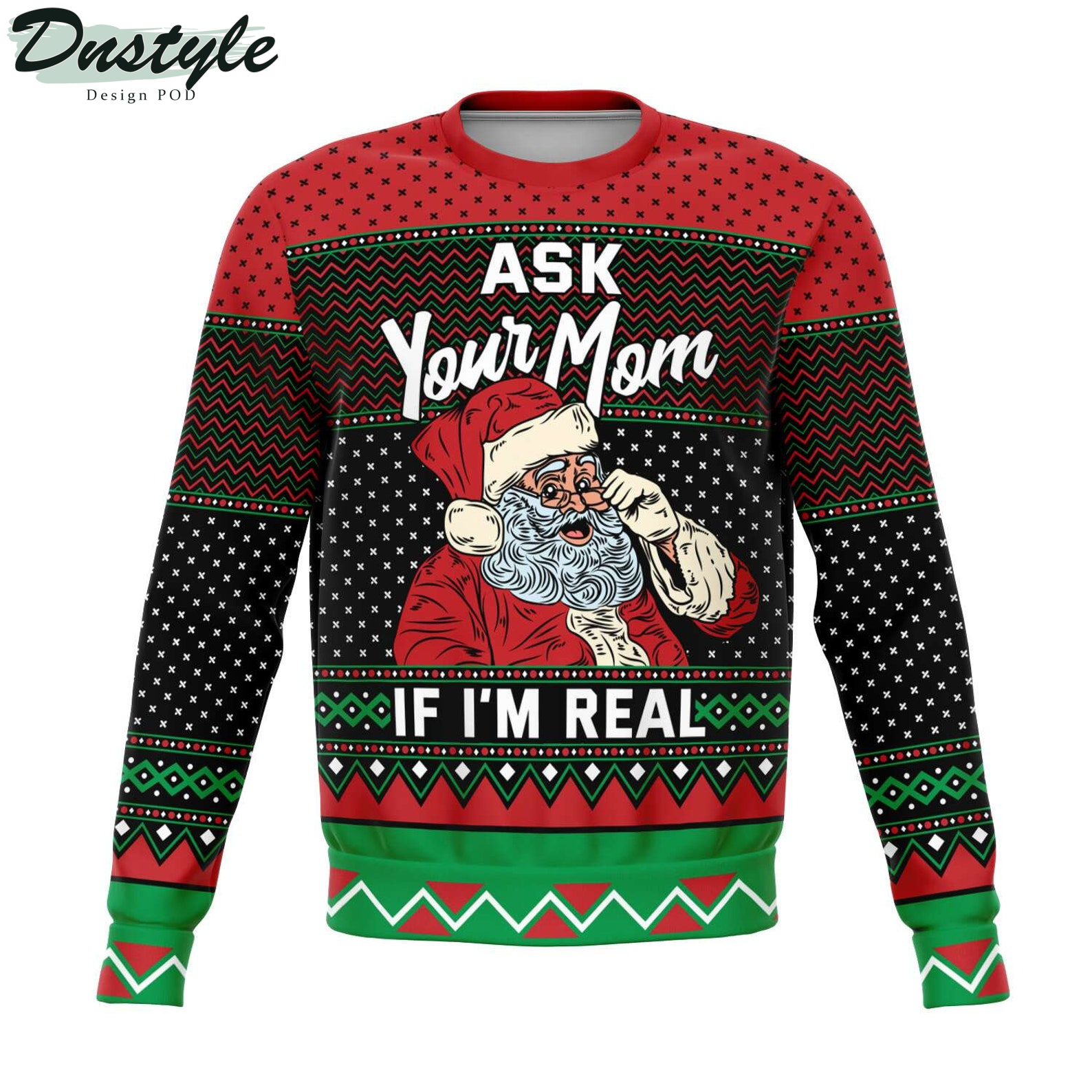 Ask your Mom 2022 Ugly Christmas Sweater