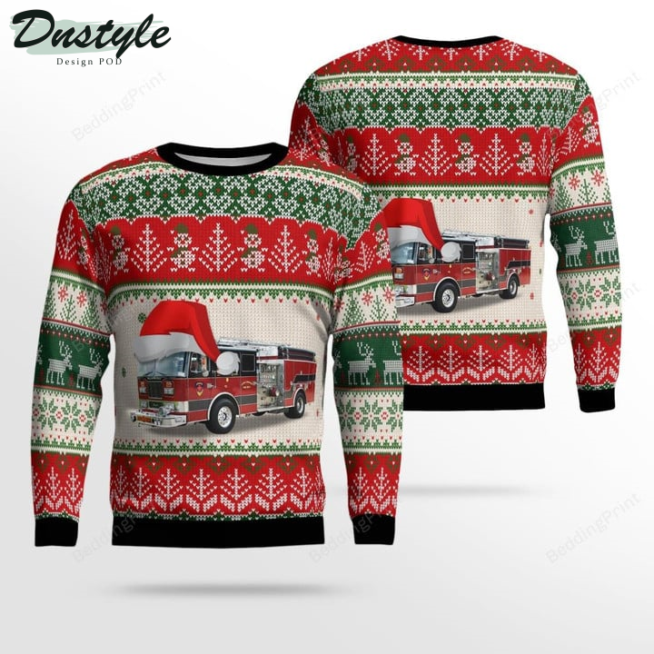 North Carolina Locke Fire Department Ugly Christmas Sweater