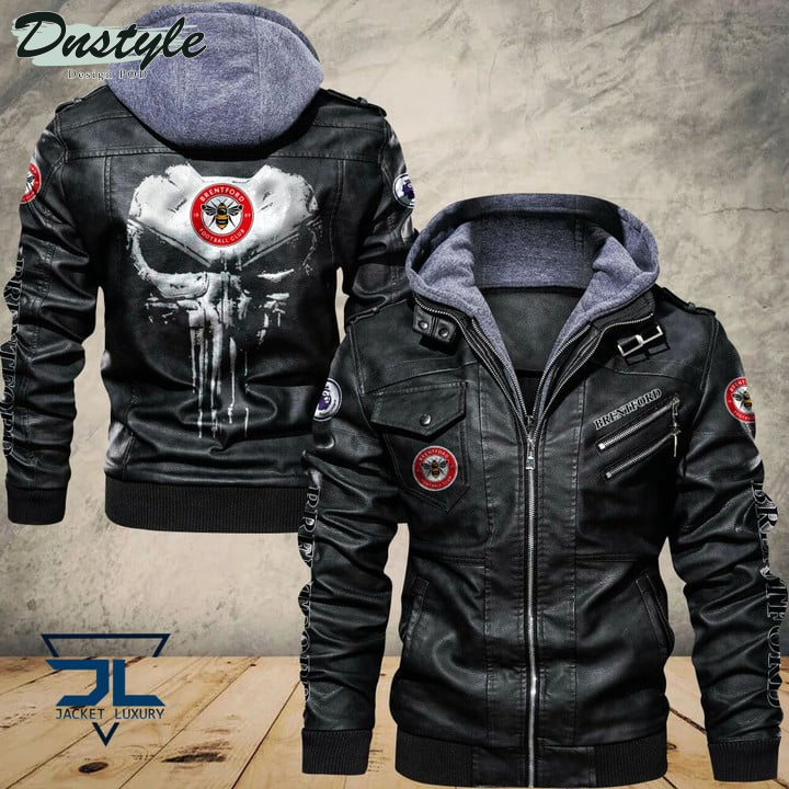 Manchester City F.C Skull Leather Jacket