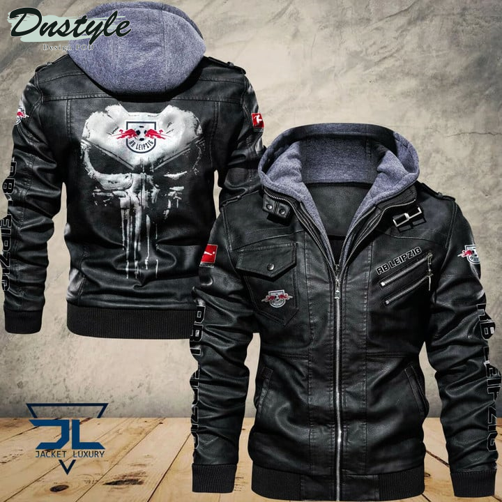 Eintracht Frankfurt Skull Lederjacke