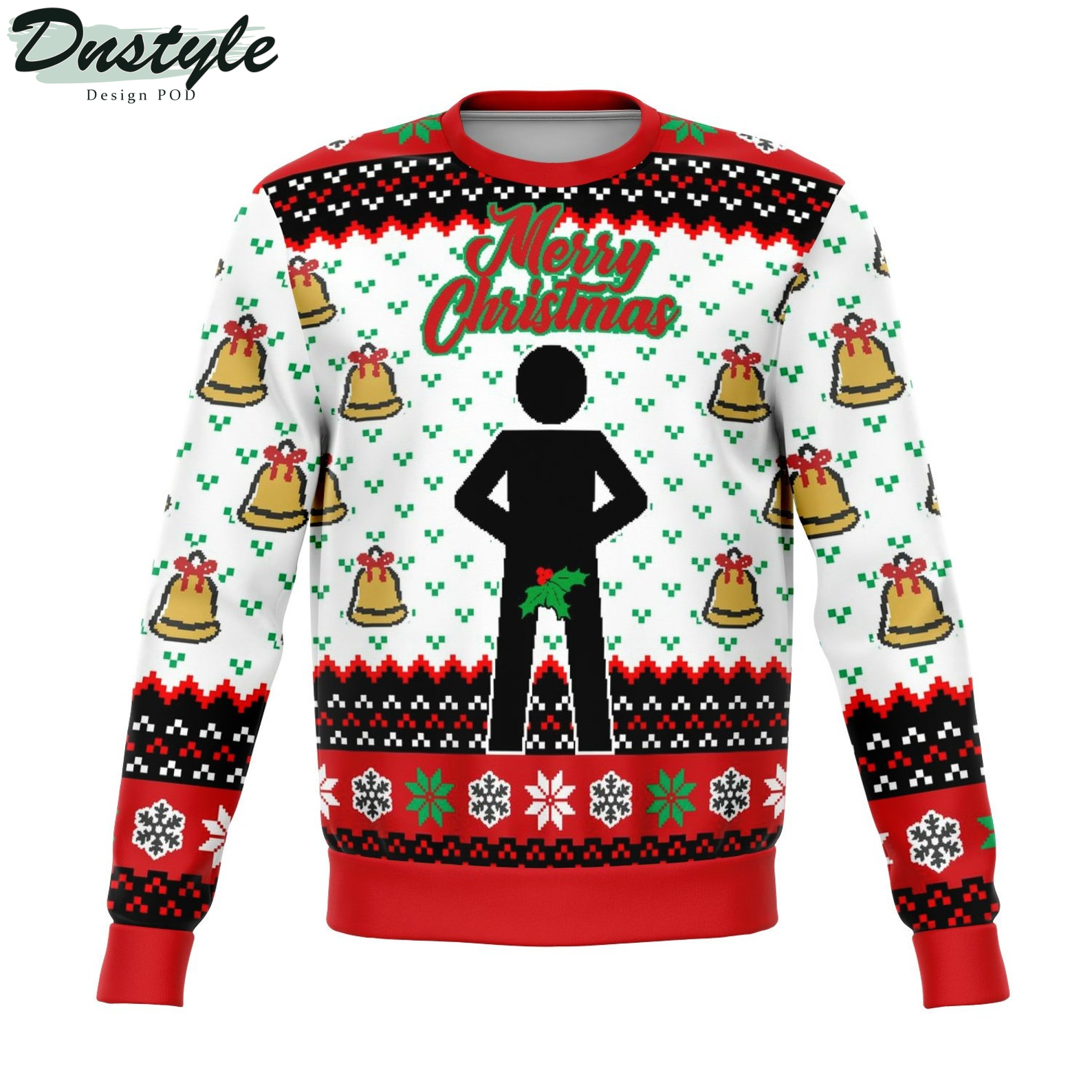 Mr. Stick Mistletoe 2022 Ugly Christmas Sweater