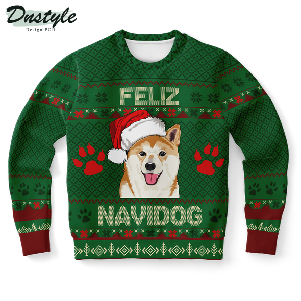 Shiba Inu Dog Feliz Navidog Ugly Chrismas Sweater