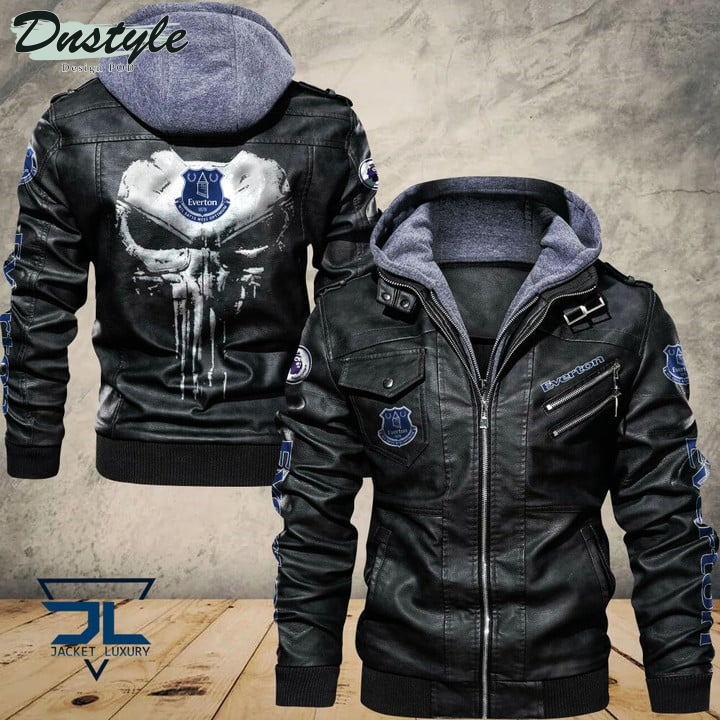 Brentford FC Skull Leather Jacket