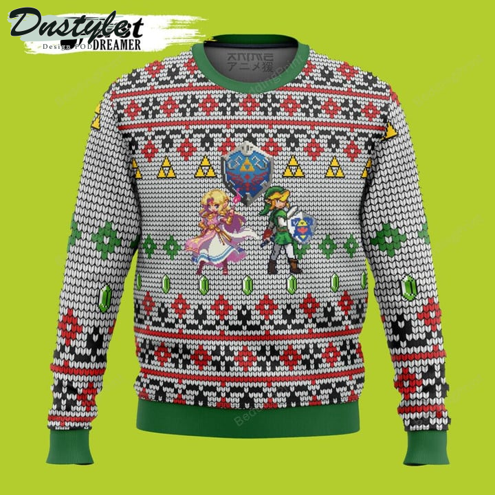 Zelda And Link Zelda Ugly Christmas Sweater