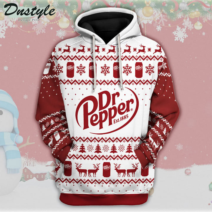 Dr Pepper Est 1885 Christmas 3D Hoodie Tshirt