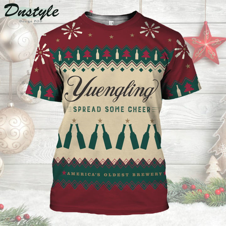 Yuengling Spread Some Cheer Christmas 3D Hoodie Tshirt