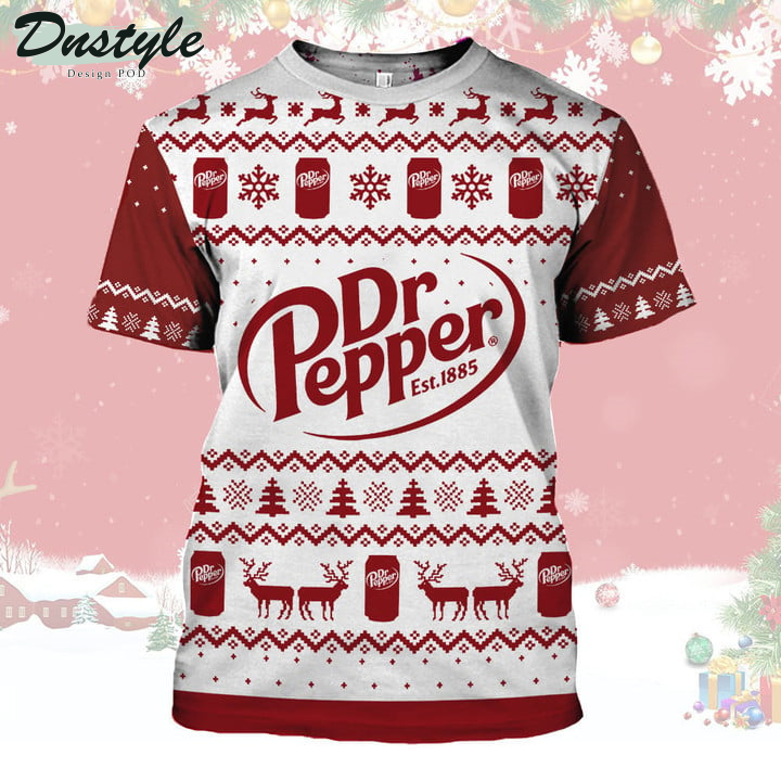 Dr Pepper Est 1885 Christmas 3D Hoodie Tshirt
