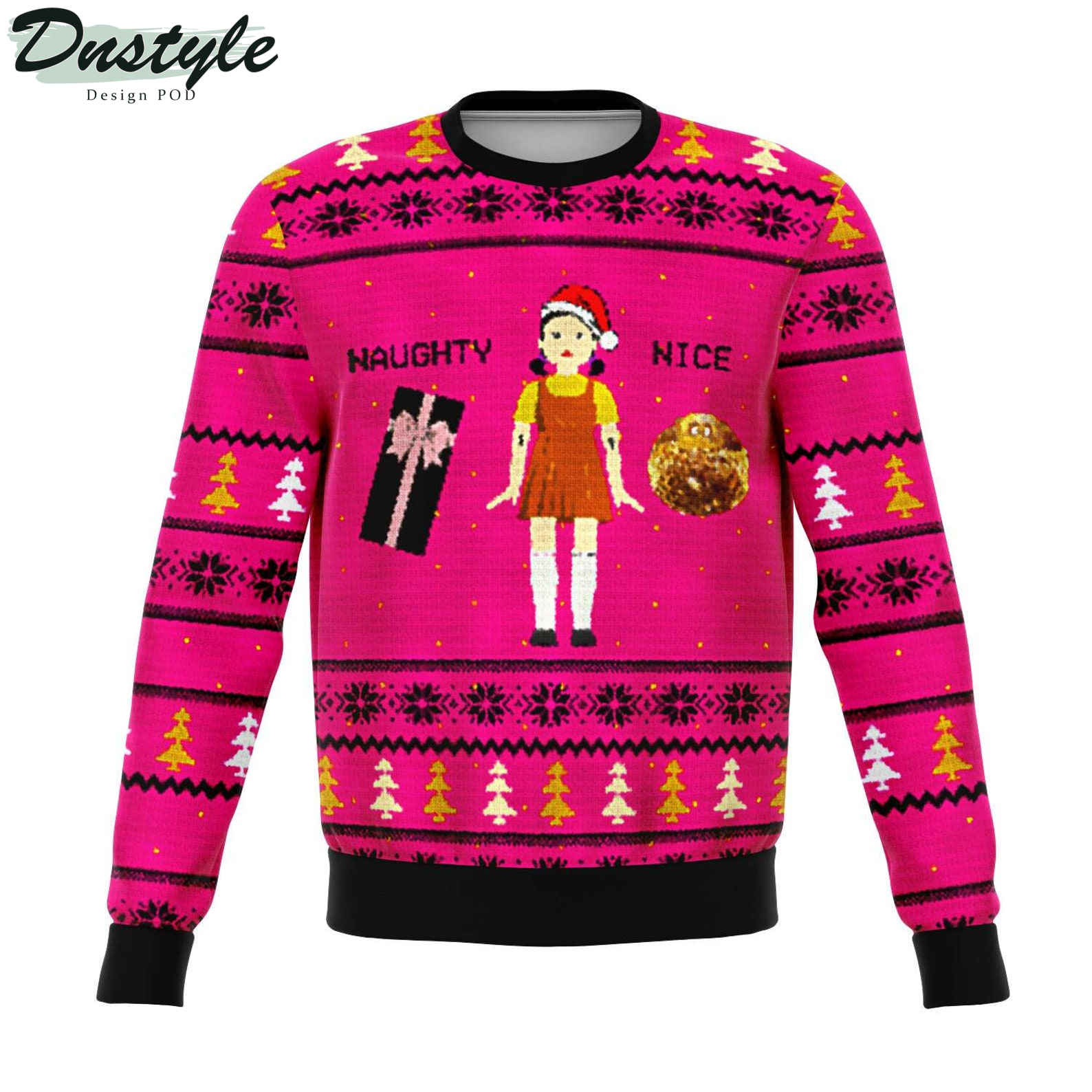 Squid Naughty Doll 2022 Ugly Christmas Sweater
