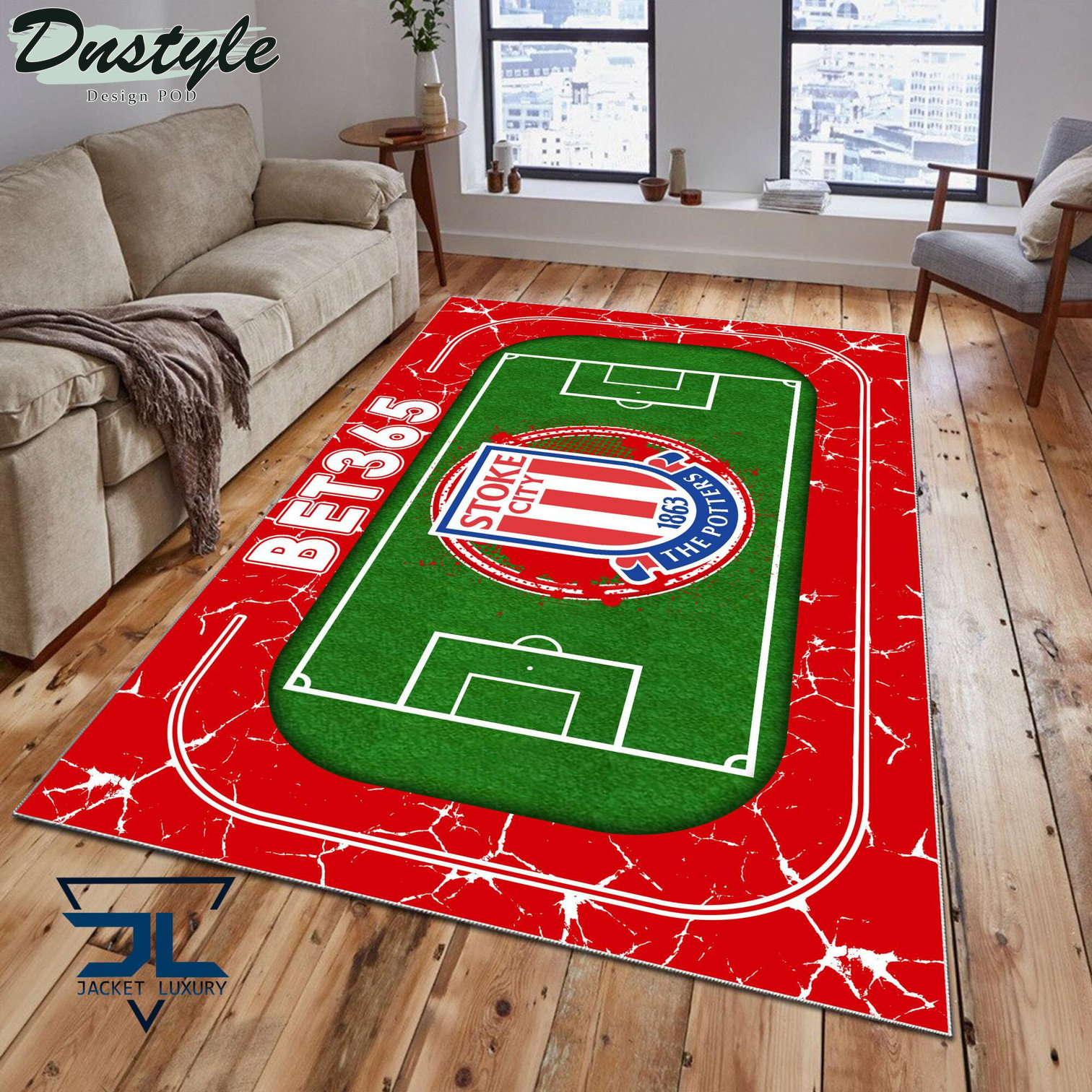Stoke City F.C Rug Carpet