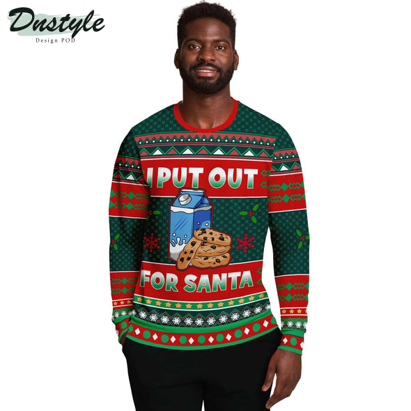 I Put Out For Santa Ugly Chrismas Sweater