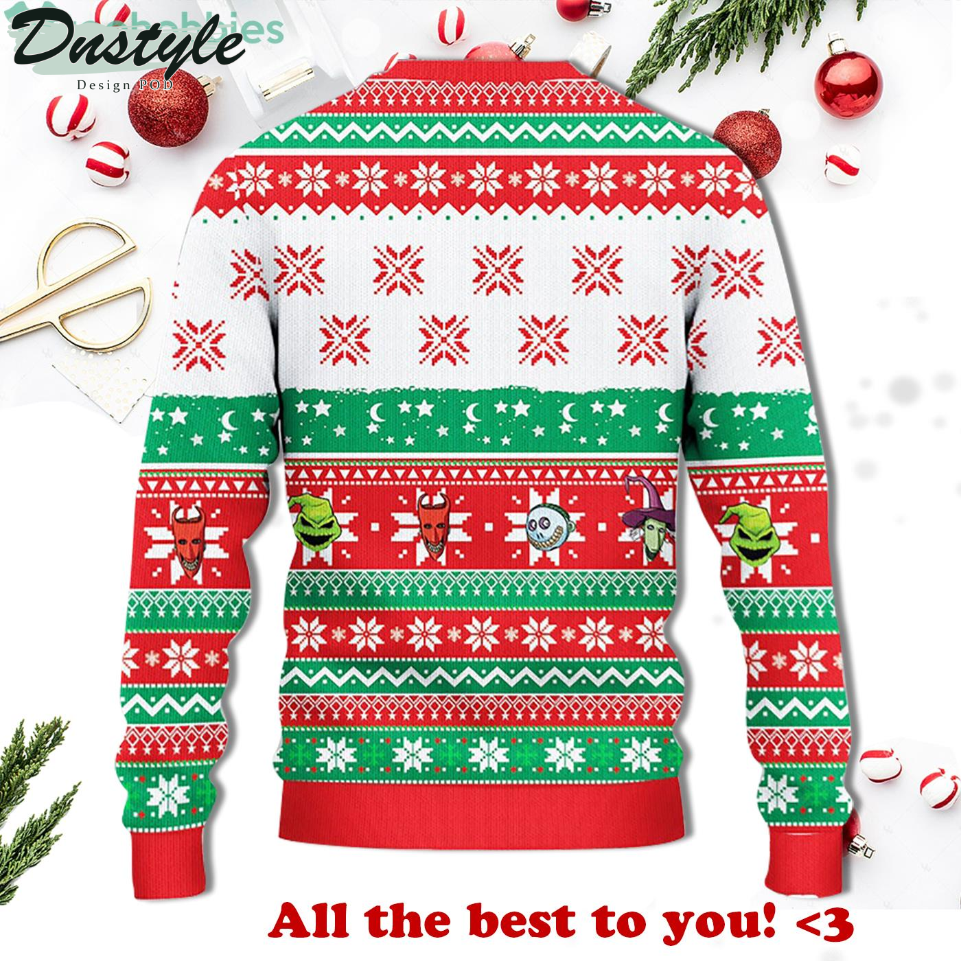 The Nightmare Before Friends Ugly Christmas Sweater