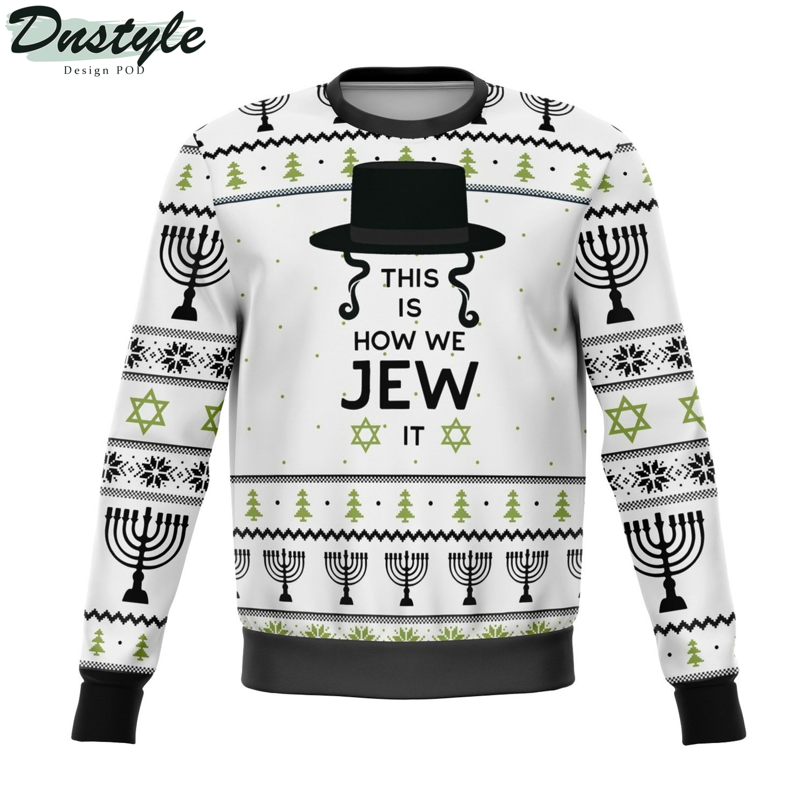 This Is How Jew It 2022 Ugly Christmas Sweater