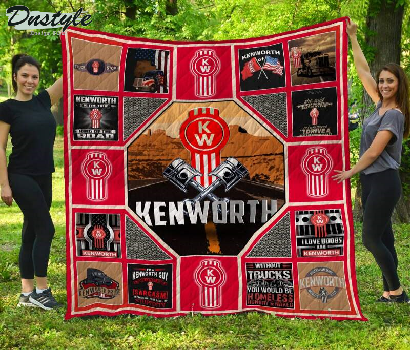 Kenworth Truck Company Quilt Blanket