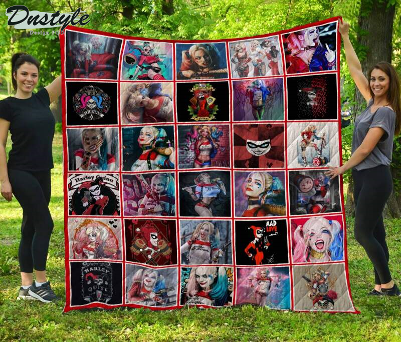 Harley Quinn Poster Quilt Blanket