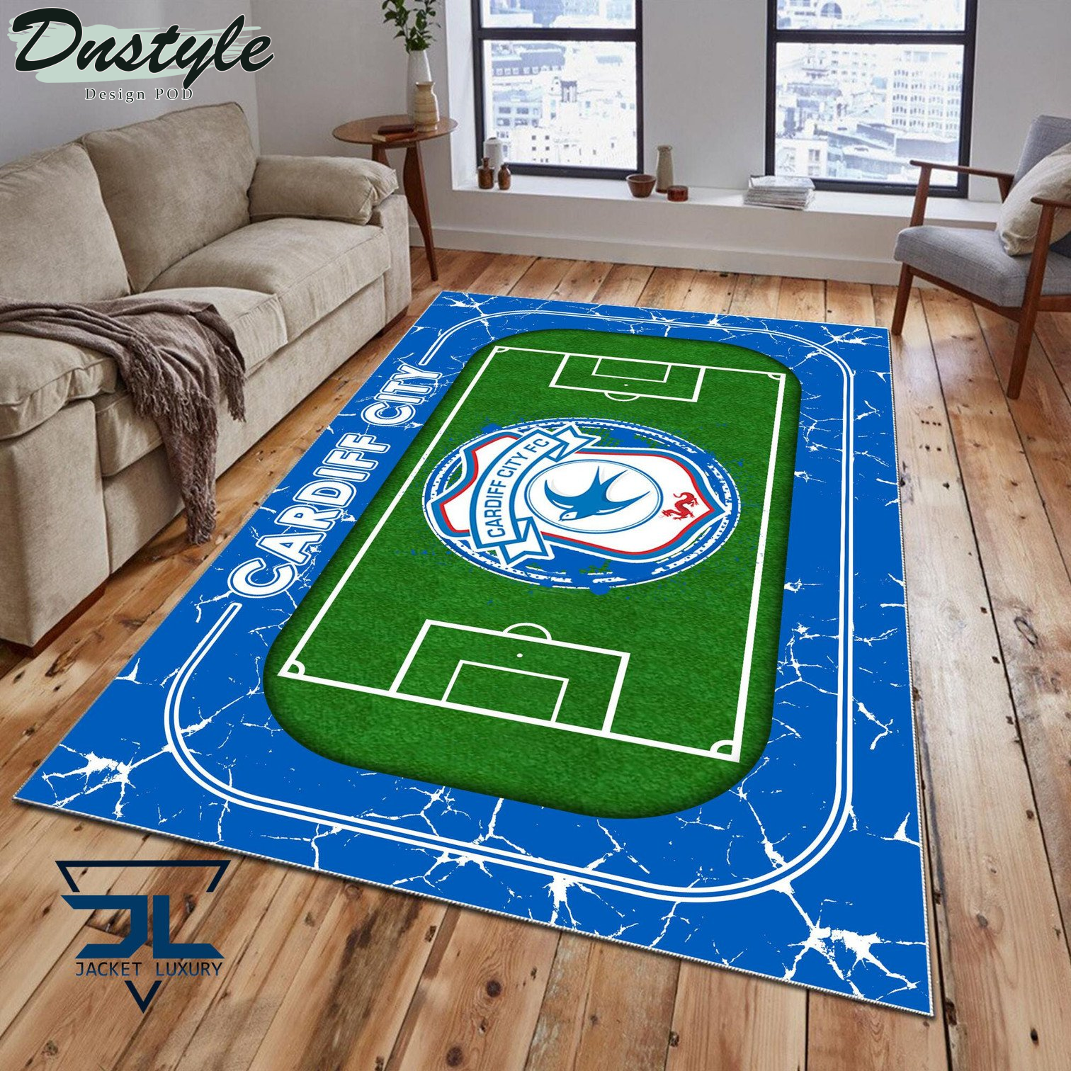 Cardiff City F.C Rug Carpet