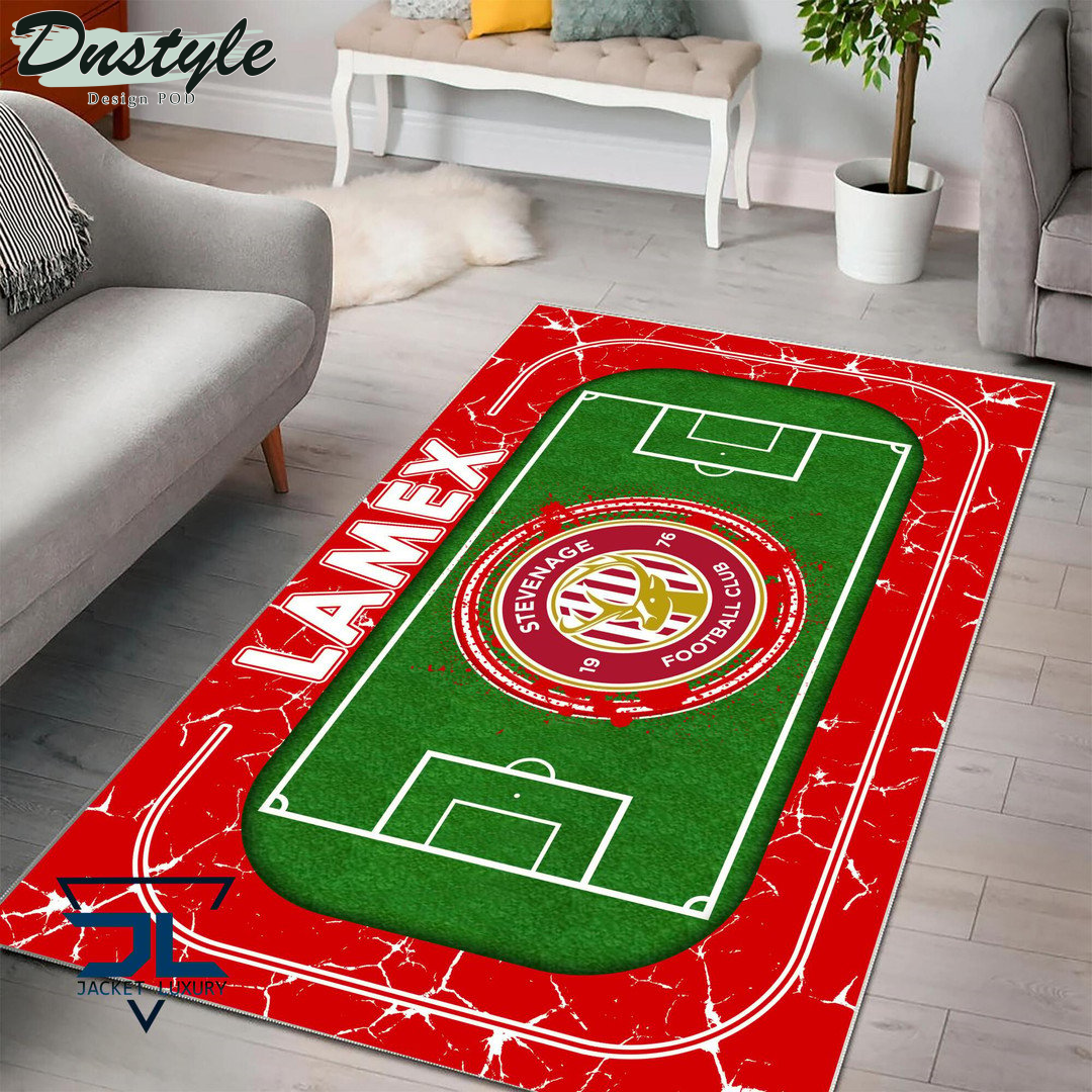 Stevenage Football Club Rug Carpet