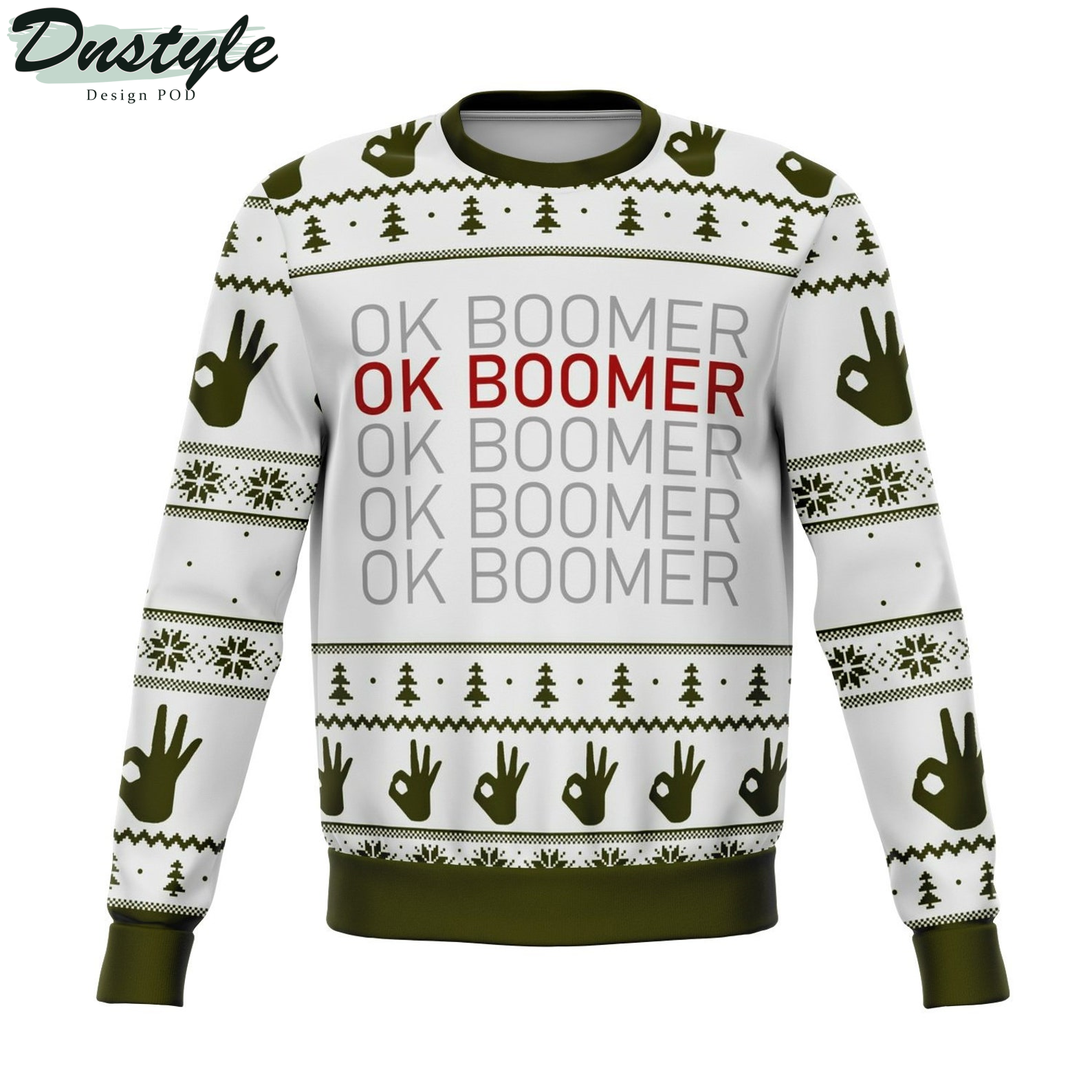 Ok Boomer Christmas 2022 Ugly Sweater