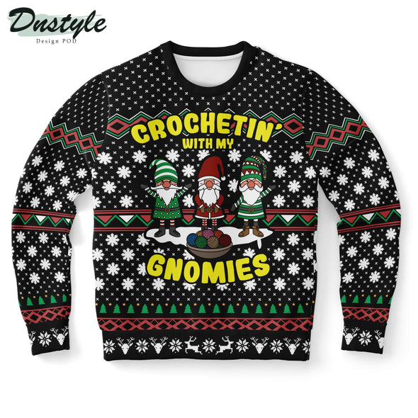 Crochetin' with my Gnomies Snowflake Ugly Chrismas Sweater