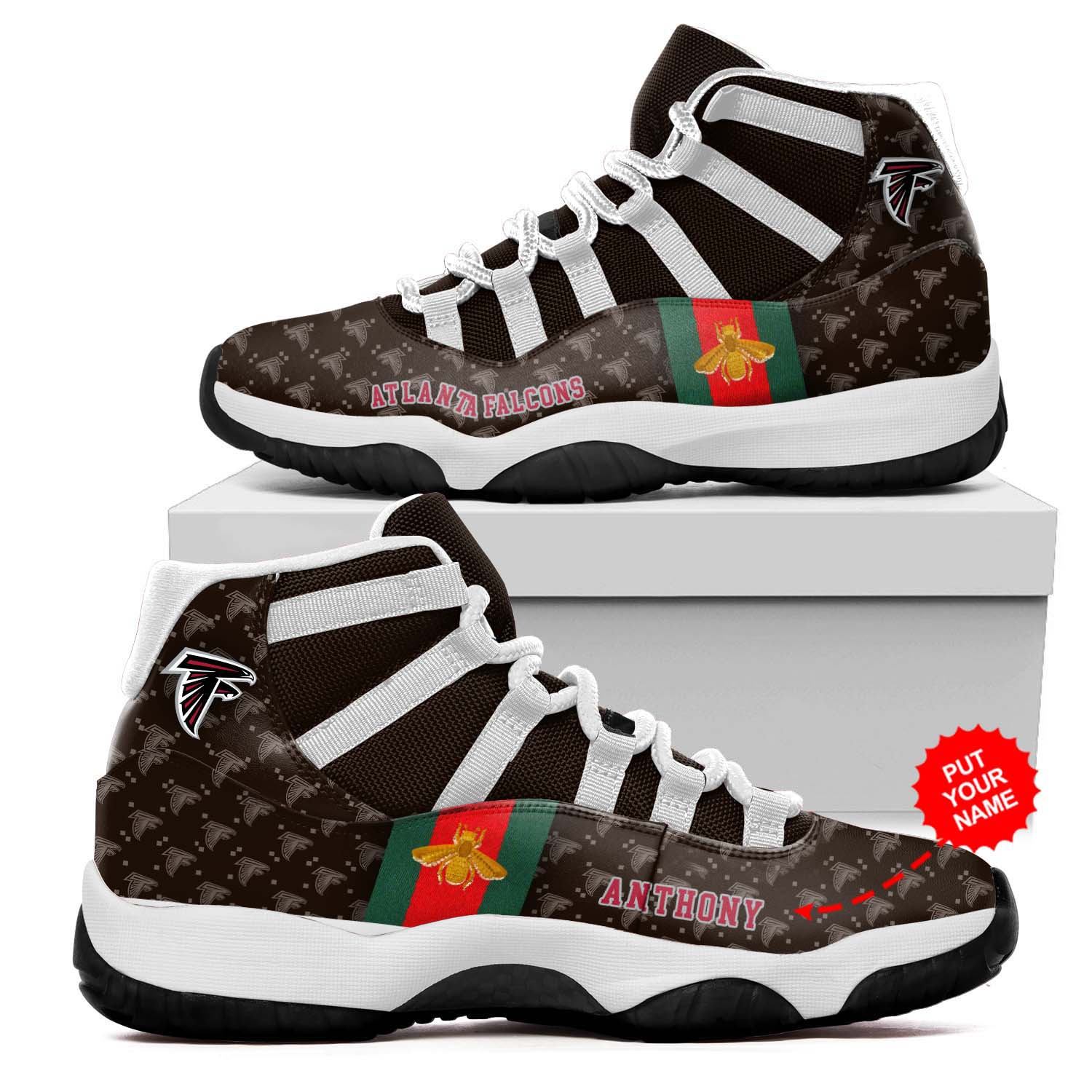 Atlanta Falcons NFL Gucci Air Jordan 11 Shoes