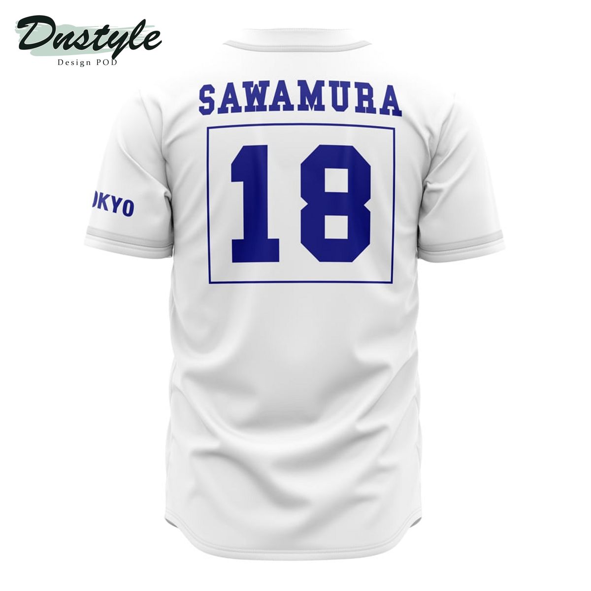Ace of Diamond Eijun Sawamura White Baseball Jersey 1