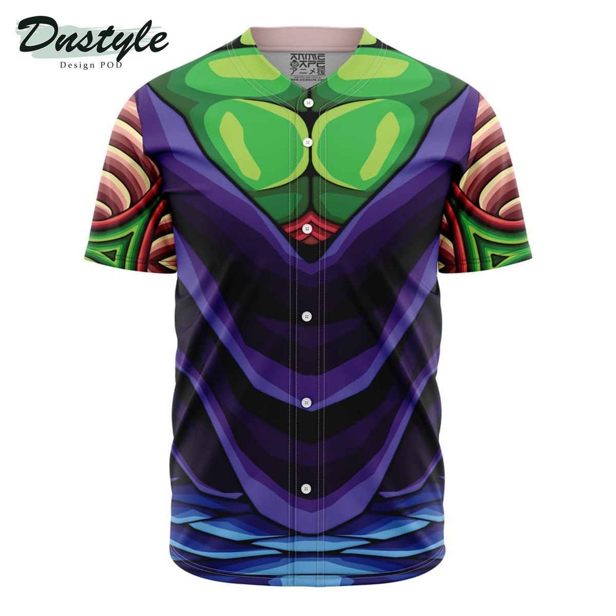 Dragon Ball Perfect Cell 3d Skin Baseball Jersey