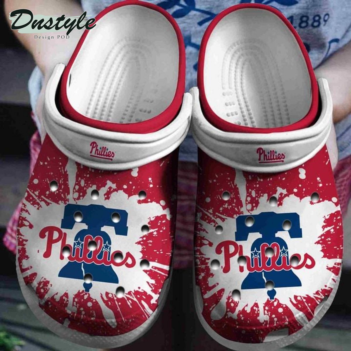 Philadelphia Phillies MLB Baseball Logo Red White Crocs Crocband Clog