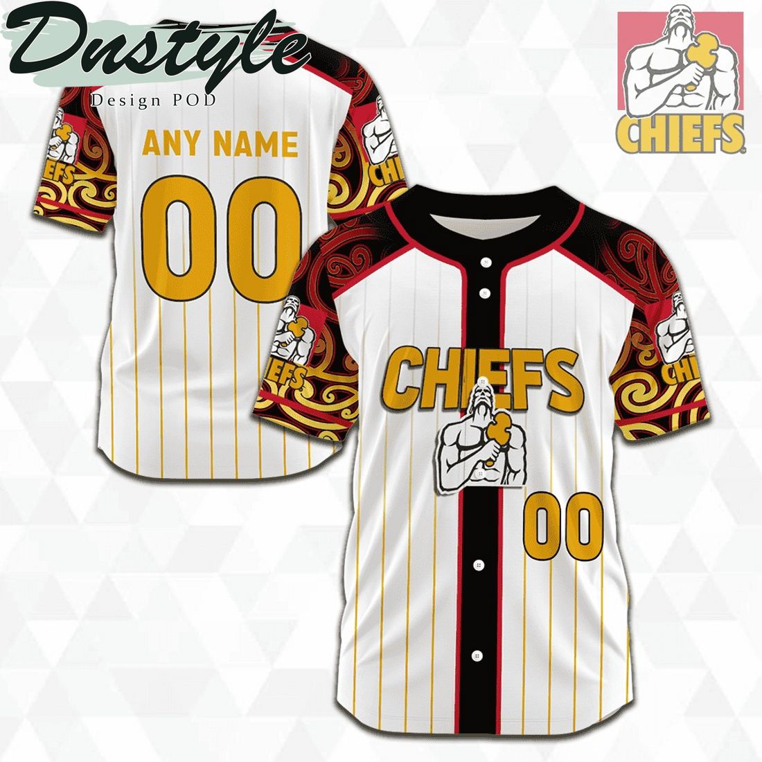 Chiefs 2023 Season Personalized Baseball Jersey