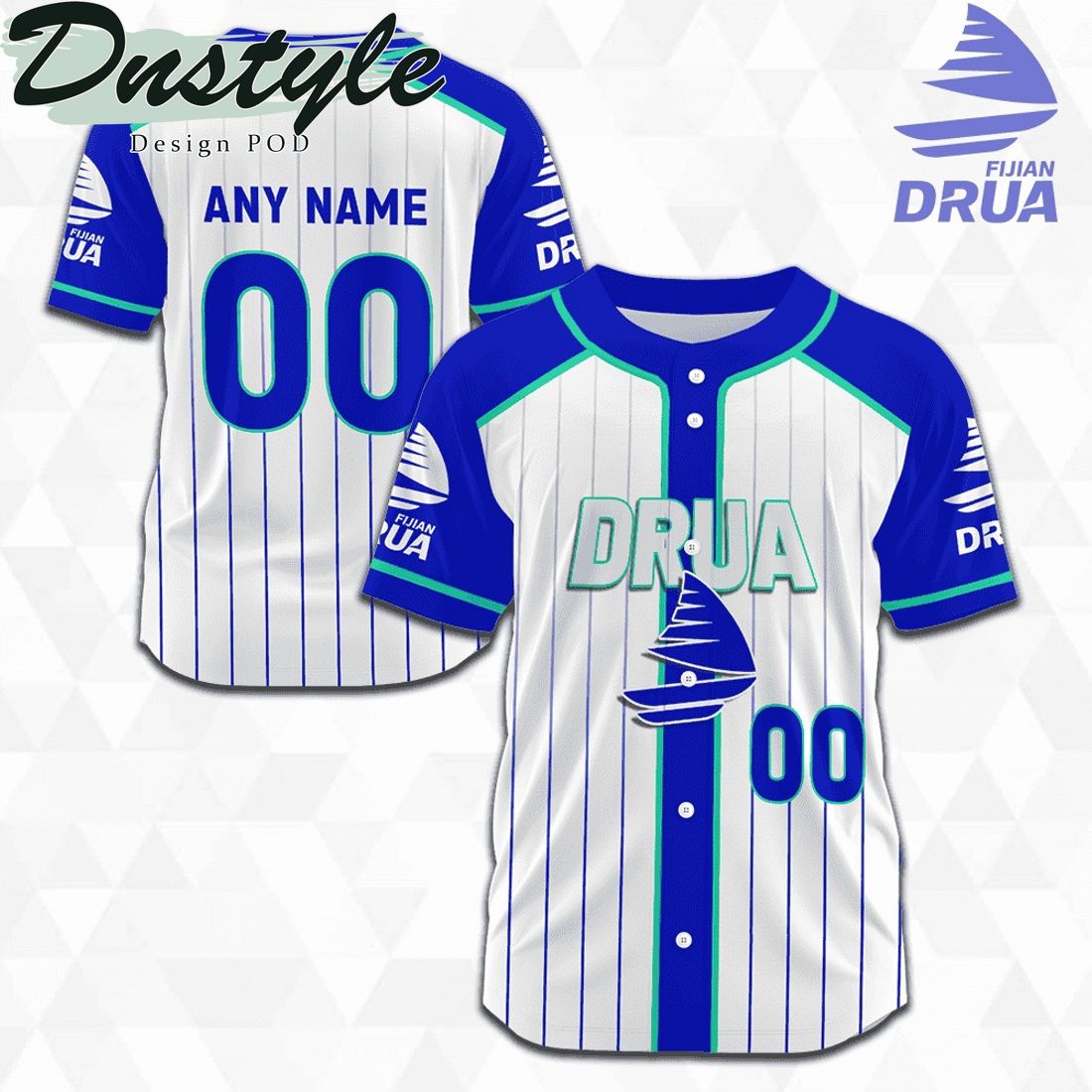 Fijian Drua 2023 Season Personalized Baseball Jersey