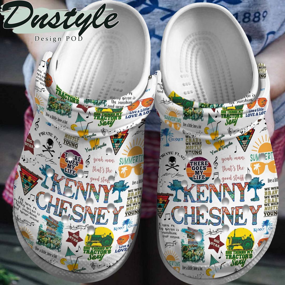 Kenny Chesney Music Crocs Crocband Clogs Shoes