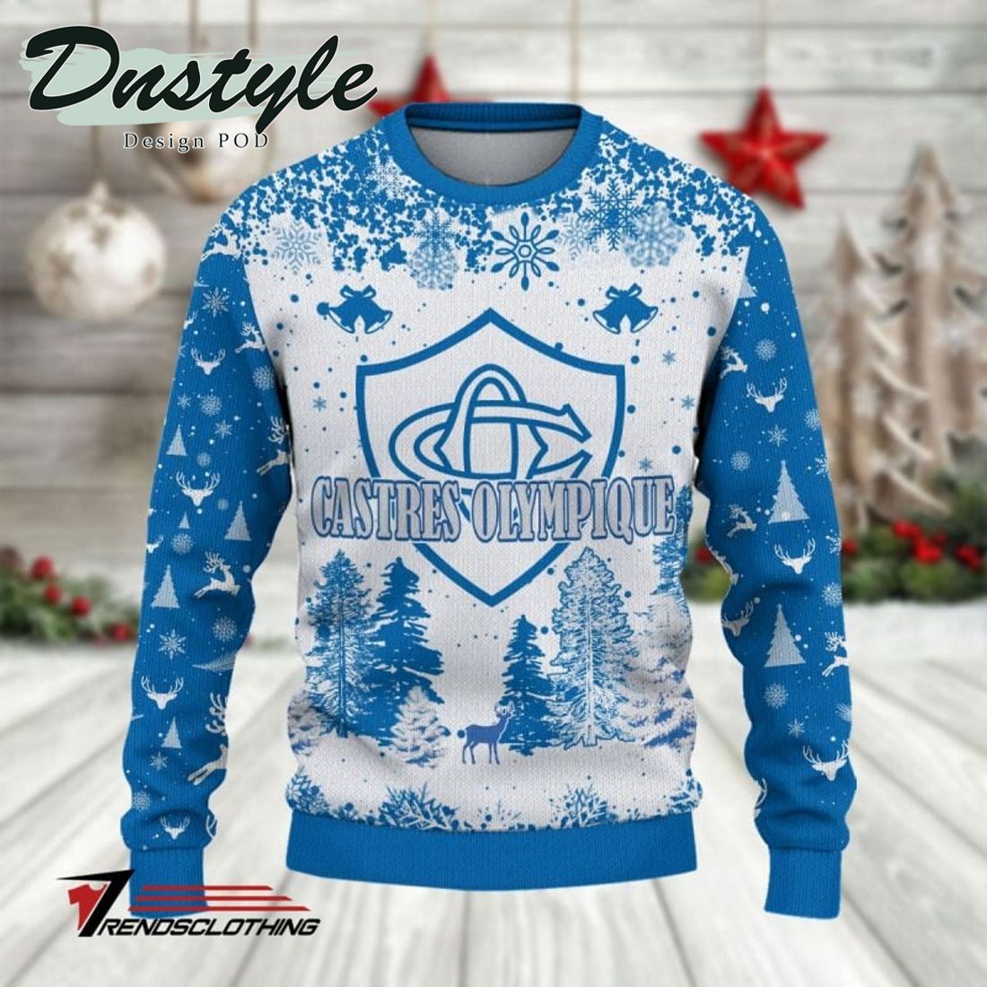Castres Olympique 2023 Ugly Christmas Sweater