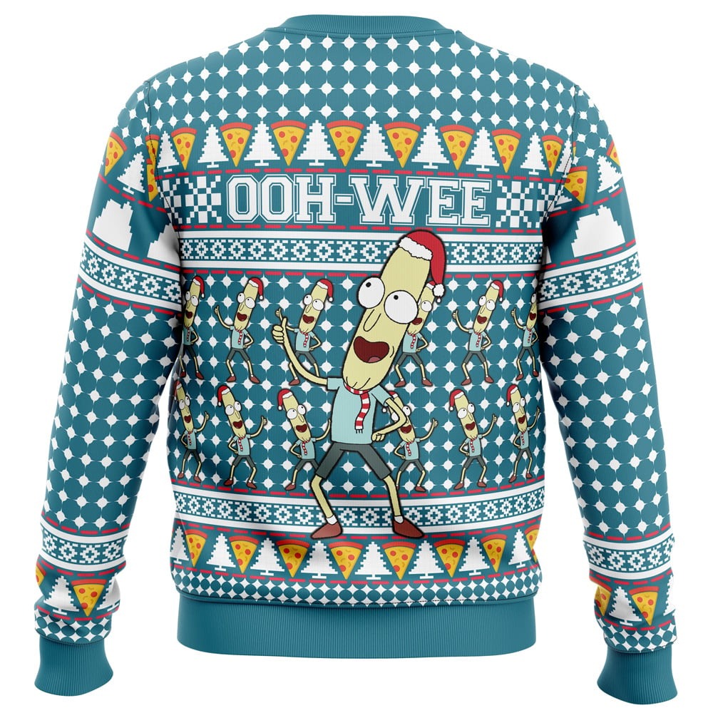 Rick n Morty Mr. Poopybutthole Ohh Wee Ugly Christmas Sweater
